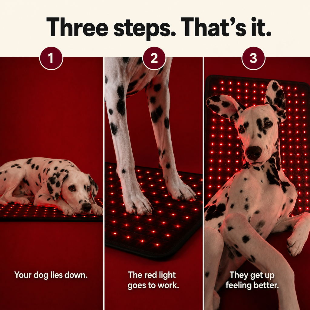 Red Light Recovery Mat for Senior Dogs