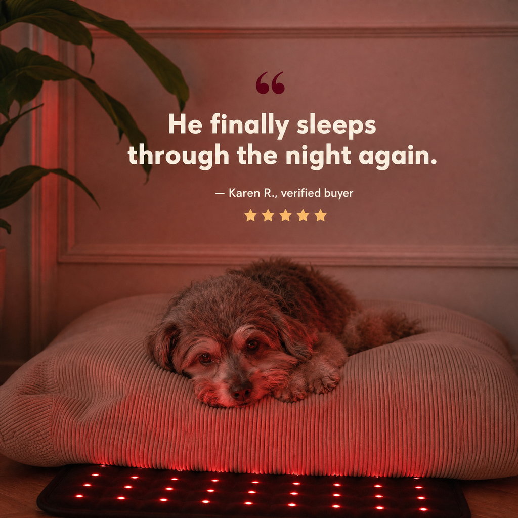 Red Light Recovery Mat for Senior Dogs